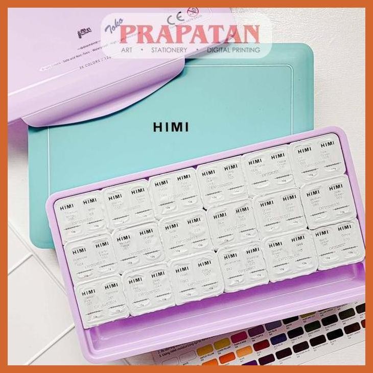 

(ATK) MIYA HIMI GOUACHE 36/48C 12GR | CAT GOUACHE ALAT TULIS LUKIS SEKOLAH KULIAH GAMBAR KANTOR