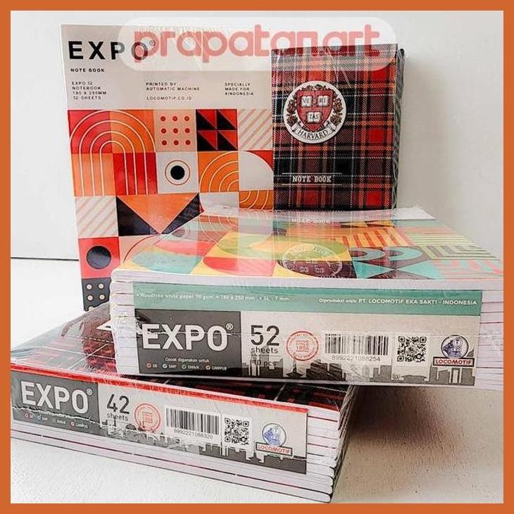 

(ATK) LOCOMOTIF EXPO BUKU TULIS SEKOLAH 42/52 LEMBAR 25X18CM (10 BUKU) ALAT TULIS LUKIS SEKOLAH KULIAH GAMBAR KANTOR