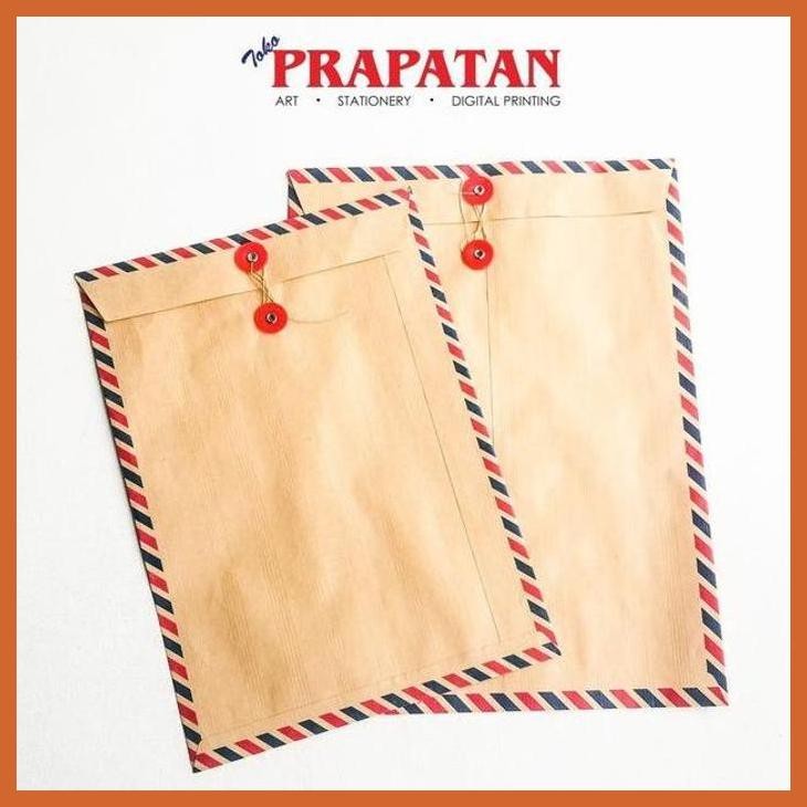 

(ATK) AMPLOP COKLAT AIRMAIL 310 ECERAN 24.7CM X 34.9CM ALAT TULIS LUKIS SEKOLAH KULIAH GAMBAR KANTOR
