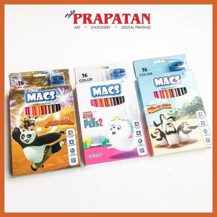 

(ATK) PENSIL WARNA MACS 36 WARNA / MACS COLOR PENCIL ALAT TULIS LUKIS SEKOLAH KULIAH GAMBAR KANTOR