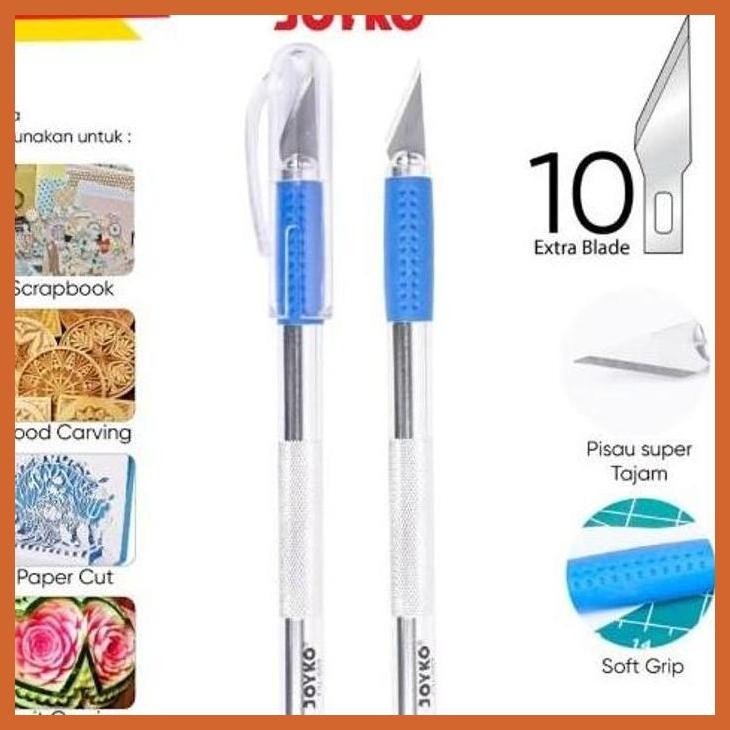 

(ATK) JOYKO CRAFT CUTTER CU-502 | ALAT POTONG ALAT TULIS LUKIS SEKOLAH KULIAH GAMBAR KANTOR