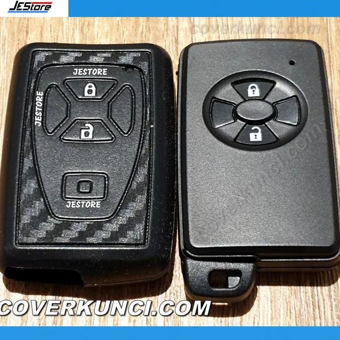 DB51>> YARIS ALPHARD Cover Kunci TOYOTA Casing Kunci TOYOTA CARBON BK YARIS BAKPAO Sarung Remote