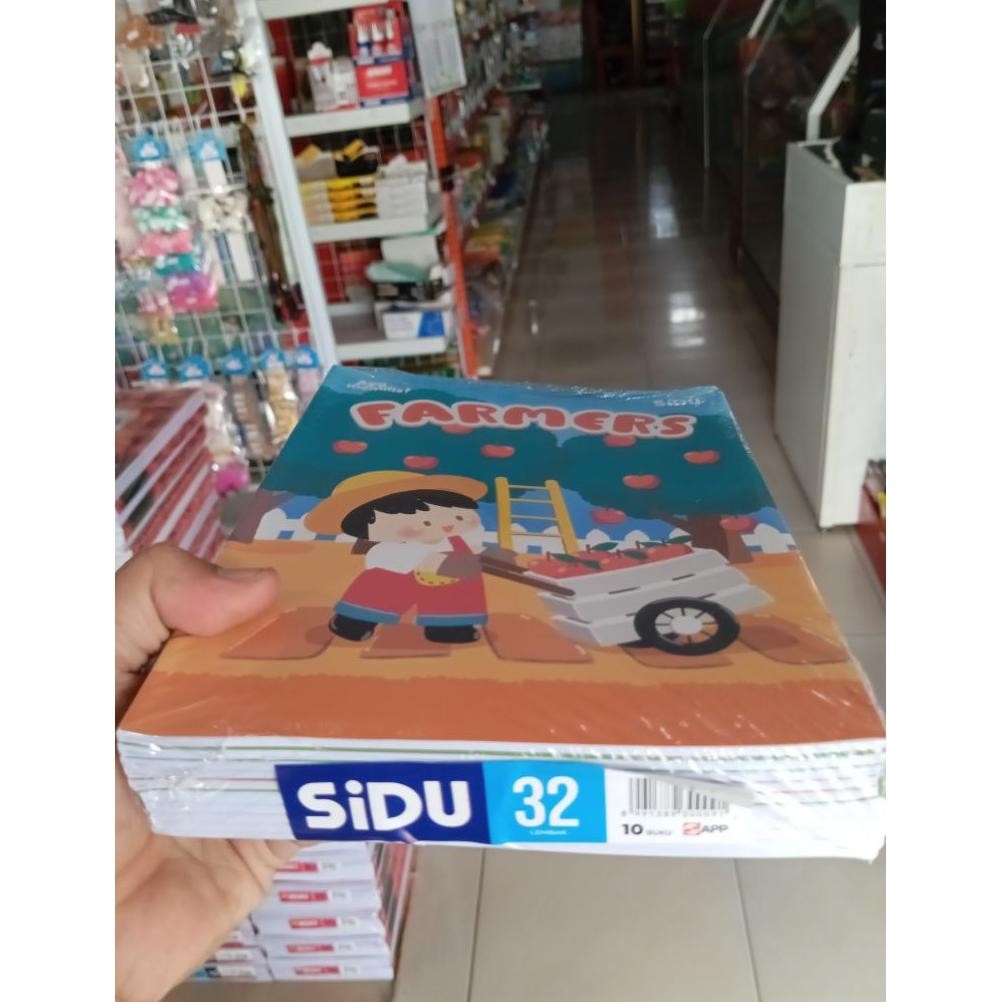 

Kuke Buku Tulis Sidu 32 Lembar/Kuarto Sidu 32 (1 Pak Isi 10 Buku) Sa
