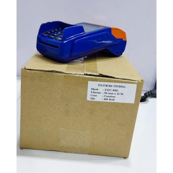 

Sale 10 Roll Logo Bri Kertas Thermal Logo Bri Pt Dwi Indah 57X33 / Kertas Thermal Edc/Bluetooth Printer/ Kasir/ Struk/ Slip 57X31 57X30 Ia-76