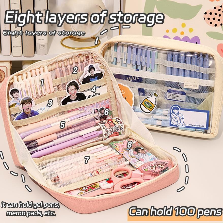 

Ct_C1077 [Dotding] Kotak Pensil 8 Lapis - Tempat Pensil Anak Perempuan Kapasitas Besar, Bisa Dibuka 90 - Untuk Sekolah & Kantor H321 Gb29