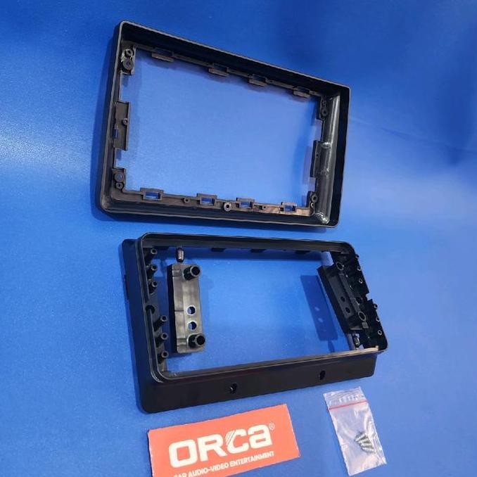 DR281>> Frame head unit android 9 inch mobil calya sigra model slim merek orca