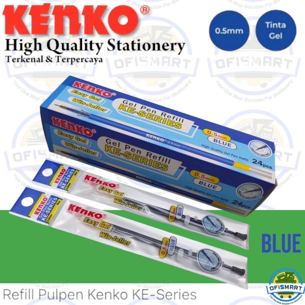 

Cod Kenko Gel Pen Refill Easy Gel - Ke Series 0,5 Mm | @1Ktk=24Pcs Et-12