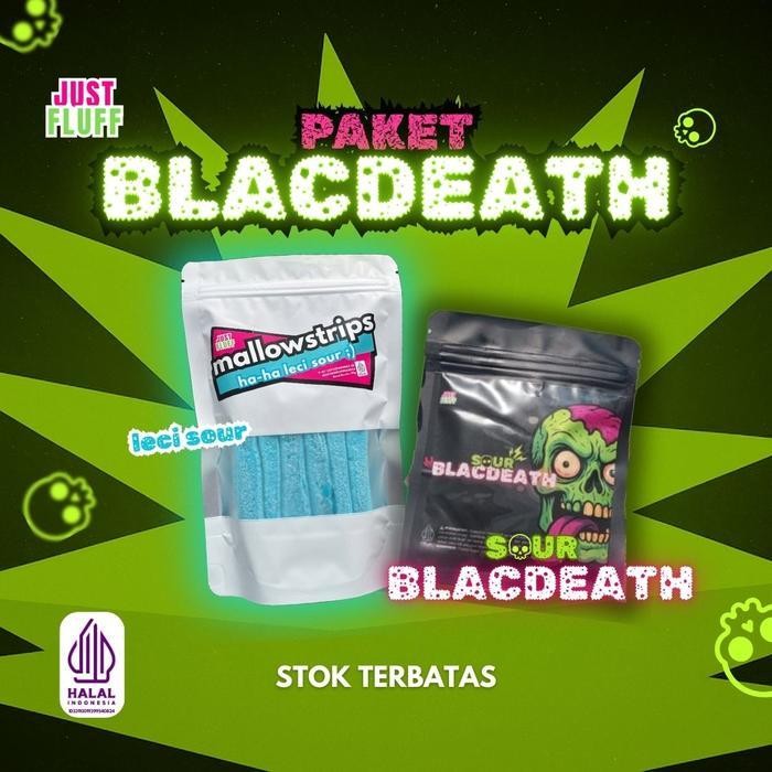 

[Buy 1 Get 1] 1 Pack Marshmallow Strip + Sour Black Death Justfluff [Halal] [Promo]