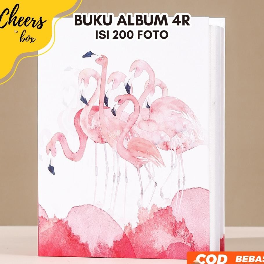 Buku Album 4R Isi 200 Foto Tempat Photo Photobook Kenangan Wedding