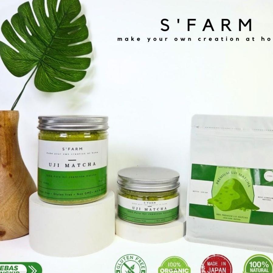 

Sfarm Pure Uji Japanese Matcha Bubuk Matcha