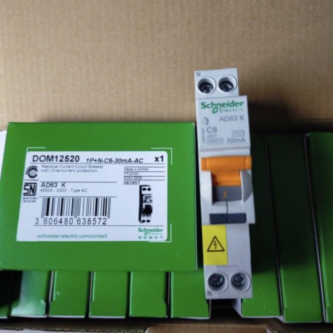 Perkakas Schneider Elcb Rcbo 1 Phase 6A-10A-16A 30Ma Schneider Original
