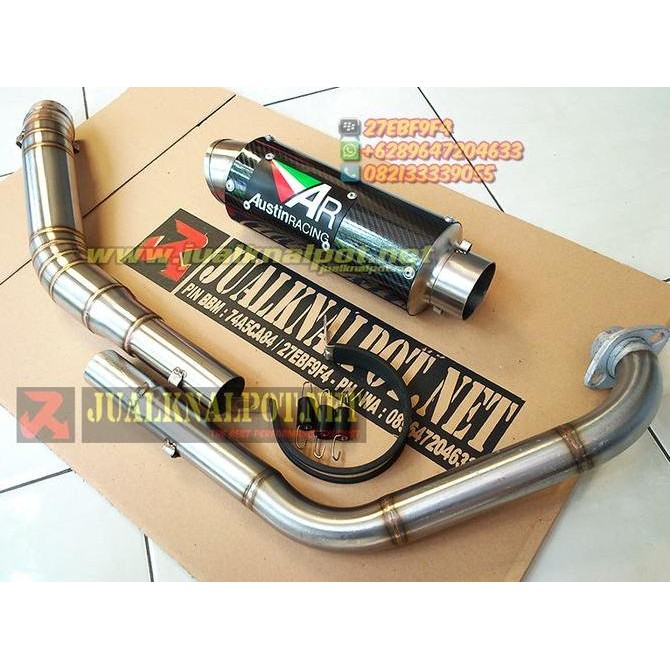 Knalpot Austin Racing Carbon Xabre R15 GSX150R Vixion CB150R CBR150 Original