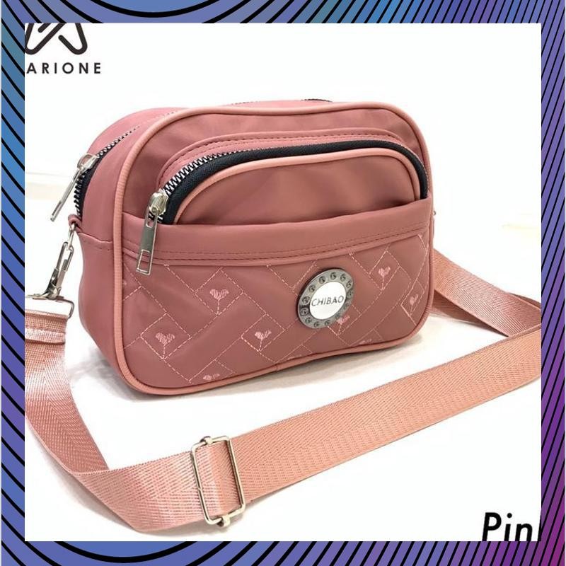 Diskon Gede Tas Selempang Wanita PARASUT KAJOL 4 RESLETING Tas Banyak Ruang Slingbag Wanita NEW HOQ-