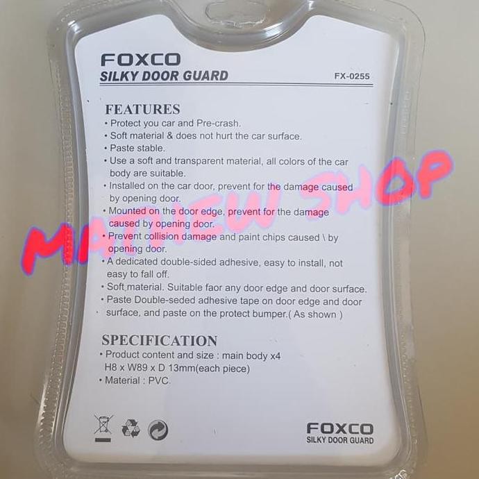 DF166>> Door Guard Logo Daihatsu / Silky Door Guard Pengaman Pintu Daihatsu
