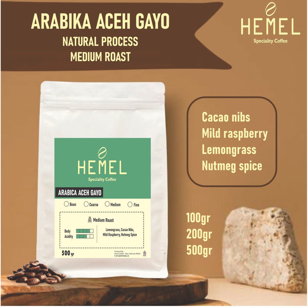 Hemel Coffee - Kopi Arabika Aceh Gayo – Hemel Coffee - Kopi & Bubuk Aceh Gayo /500gr / 200gr / 100gr