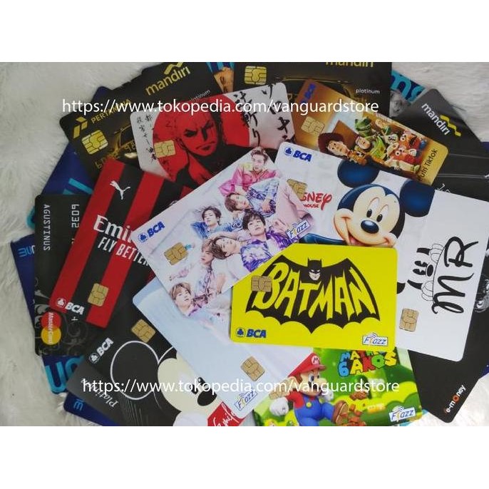 DF90>> Emoney ID CARD PLN NEW MANDIRI BUMN Etoll Identitas - 2 SISI