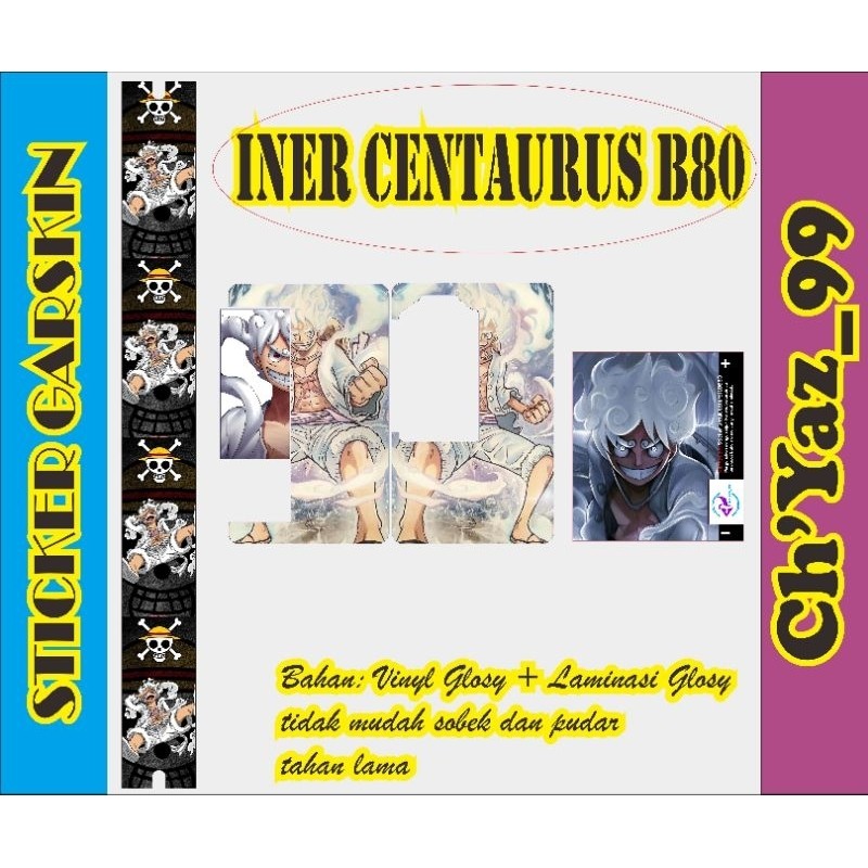 

Terlaris Presisi Iner Cent4 B80 Ed One Piece Type D Casing/Stiker Panel Vynil Bisa Custom Dan COD