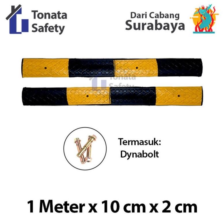 Rubber Speed Bump Kecil / Polisi Tidur Karet 1 Meter