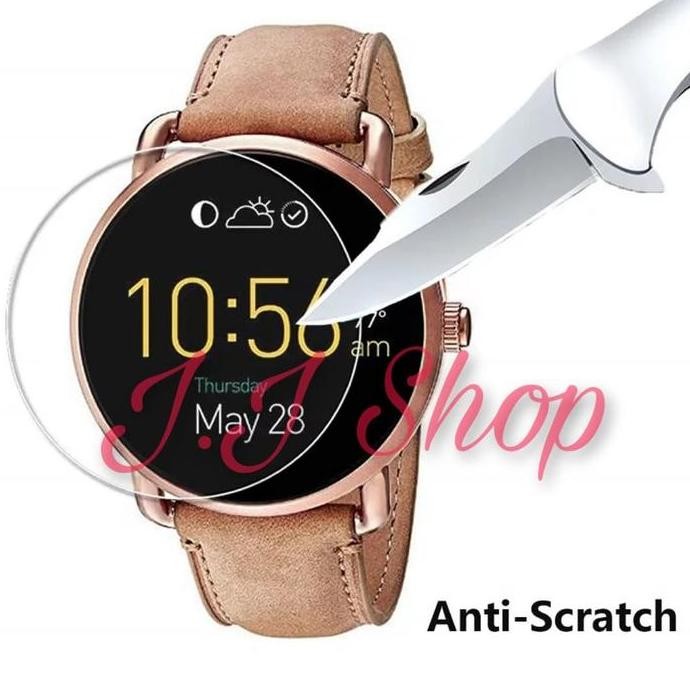 Tempered Glass Anti Gores Kaca Smartwatch Fossil Q Wander Gen 1 2