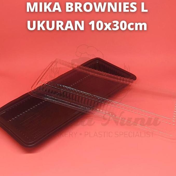 Mika Brownies/ Box Mika Brownies / Size L 10x30 Free Tutup
