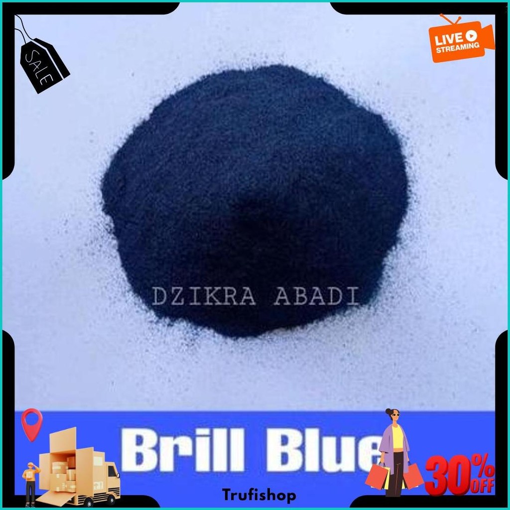 

Pewarna Makanan Bubuk Brill Blue Biru 1.Kg Bisa Cod