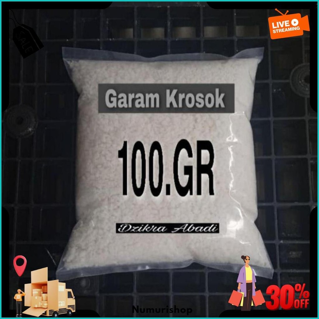 

Garam Krosok / Garam Kasar / Garam Ikan 1.Kg Original Produk