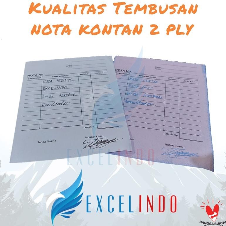 

Terlaris (1 Pack/Isi 10 Buku) Buku Nota Kontan Ncr 2 Ply 1/4 Folio (108Mm X 155Mm) 20 Lembar Tembusan Dijamin Jelas Merk Manna Fe24