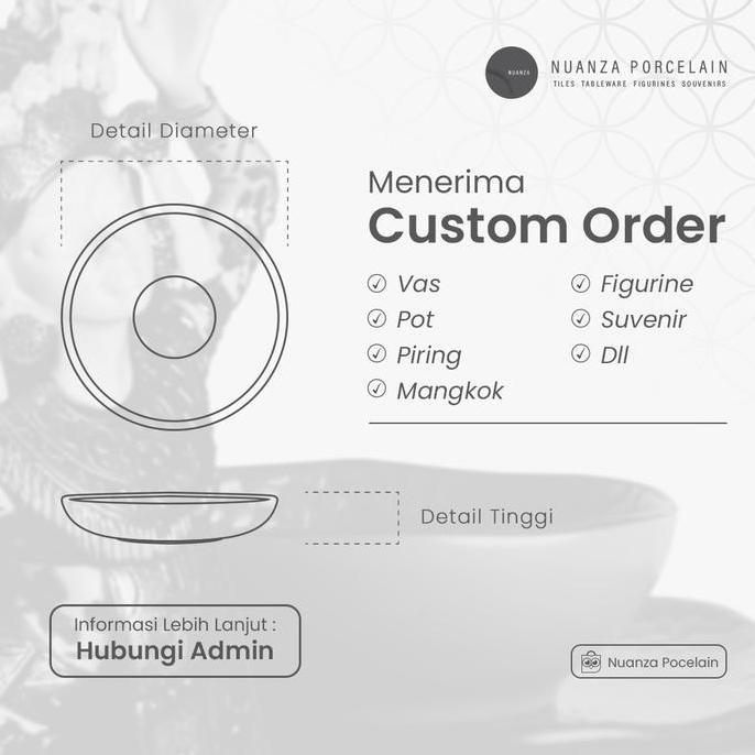 Nuanza Spoon Marble / Sendok Keramik Marble