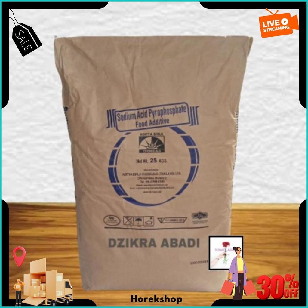 

Sapp / Sodium Acid Pyrophosphate / Perenyah Gorengan 1.Kg Gratis Ongkir