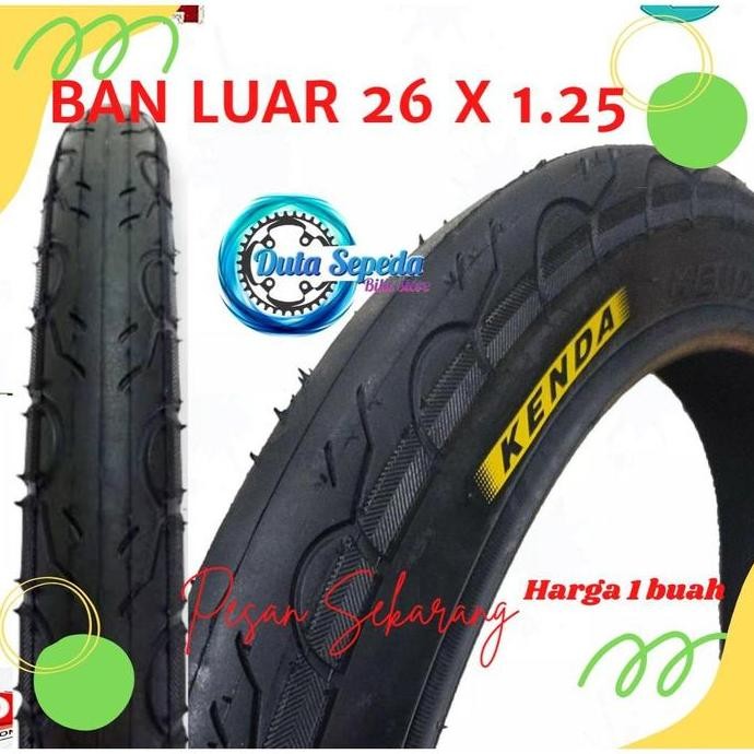Promo BAN LUAR SEPEDA UKURAN 26 X 1.25 // 26x1.25 // 26X125 // 26 X 125 COD