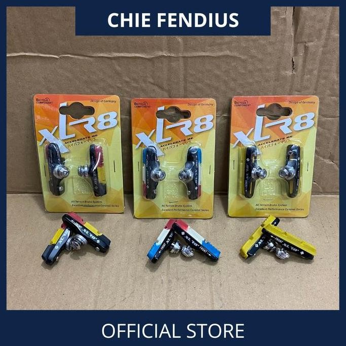 Promo U Brake Shoe Karet Kampas Rem XLR8 Sepeda Lipat Roadbike COD