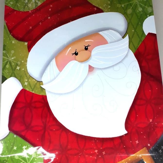 

CR - Paperbag Natal Sisa Export Motif Santa Closeup(12bh) TERLARIS