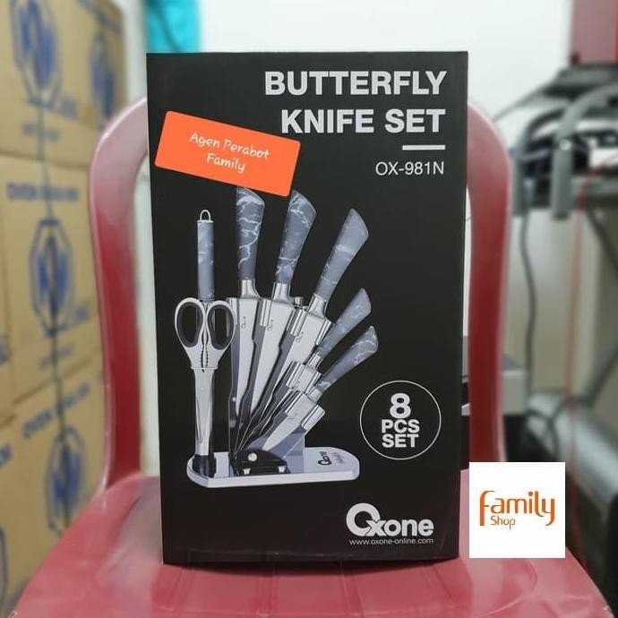 Oxone Butterfly Knife Set Ox-981 / Pisau Oxone Ox - 981 CO