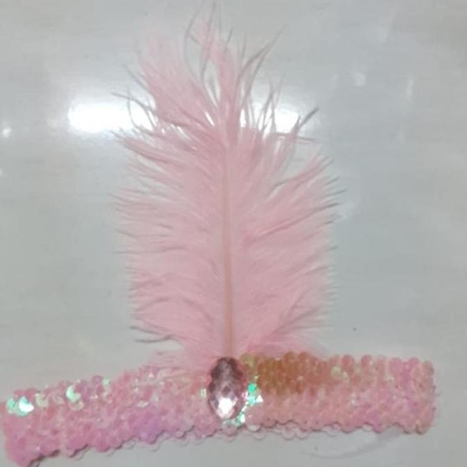 CR - Ikatan Bulu Di Kepala/Hiasan Kepala Bulu Ayam Hiasan TERLARIS
