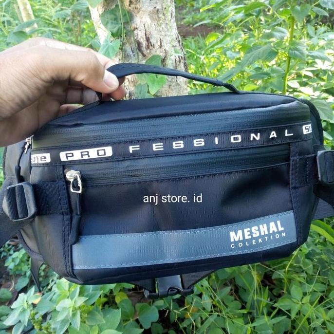 New Tas Selempang Pria Waistbag Pria Anti Air Tas Waterproof Profesional