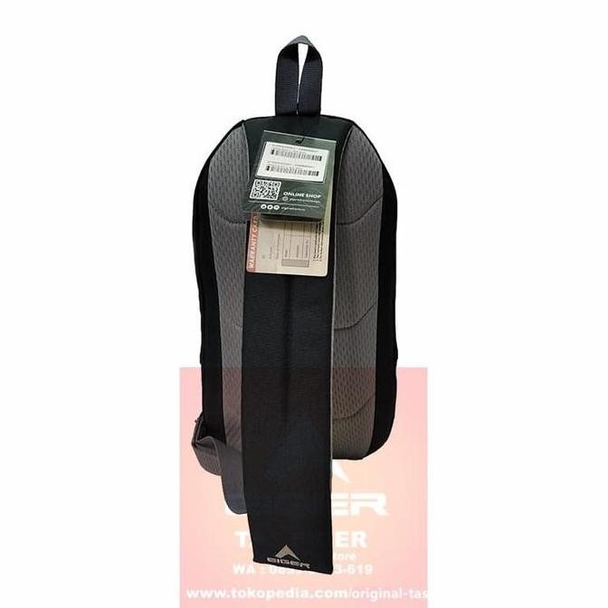 New Tas Selempang Punggung Eiger 3405 Diario Cross Body 7L Black - Fashion