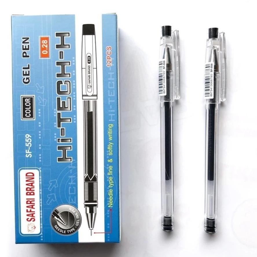 

Bf888S Kyon | 12Pc Hitech Bulpen Pen Safari Brand Pulpen Pena Gel Hi Tech 0.28 Hitam / Gel Pen Hi-Tech-H Safari Sf-559 Original Ae-24