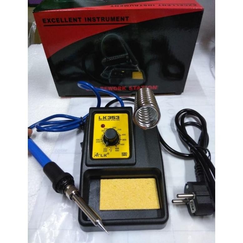 TERLARIS SOLDER STATION LK353/SOLDERING STATION/SOLDER LISTRIK LION KING LK 353 Siap kirim