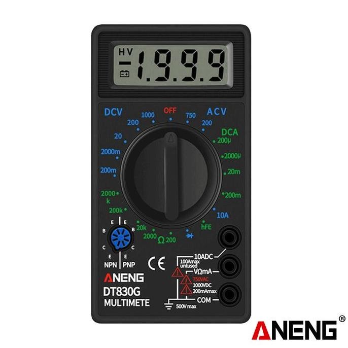 Aneng DT830G Digital Multimeter Voltage Tester Original
