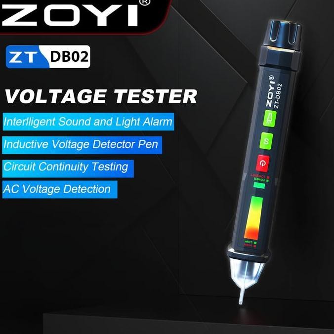 Zoyi ZT DB02 Tester Pen Tespen Non Contact AC Volt Detector 12V-1000V