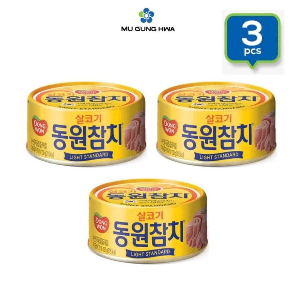 

TERLARIS Dongwon Tuna Light Standard - 150gr/3pcs Siap kirim