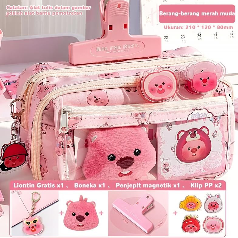 

Eelic Kotak Pensil Kapibara Tas Alat Tulis Tempat Pensil Tempat Pensil Tempat Pensil Kapasitas Besar Tempat Pensil Hadiah An-114