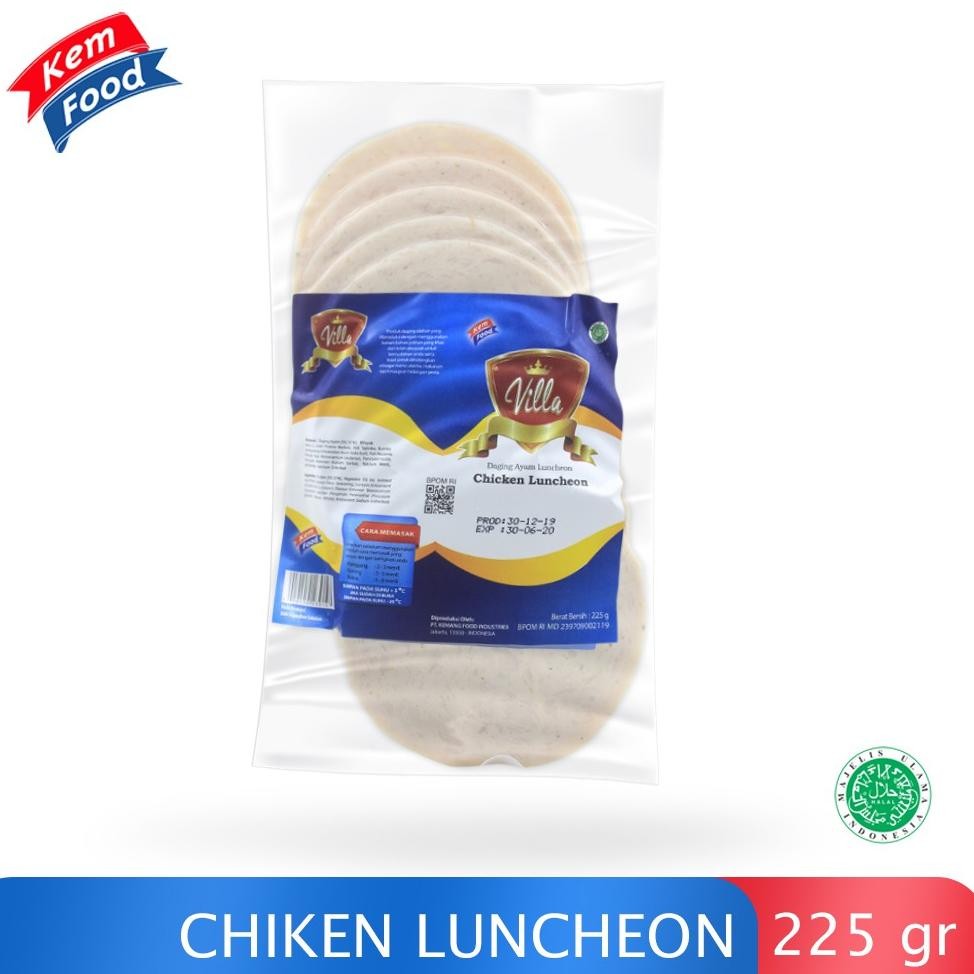 

READY STOK Villa Chicken Luncheon Slice - 225 gr Siap kirim