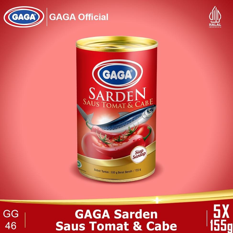 

TERLARIS Beli 3 pcs GAGA Sarden Tomat Chilli 155g FREE 2 pcs GAGA Sarden Tomat Chilli 155g. (GG46) Siap kirim