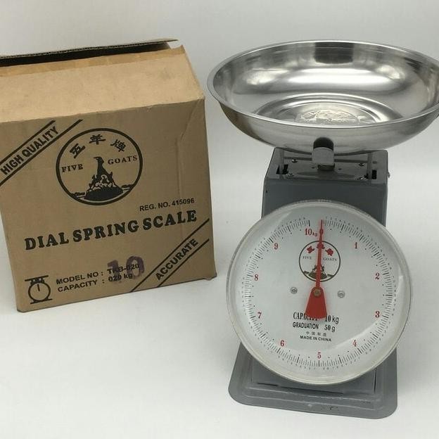 Timbangan Duduk 10 Kg Five Goat Timbangan Dapur