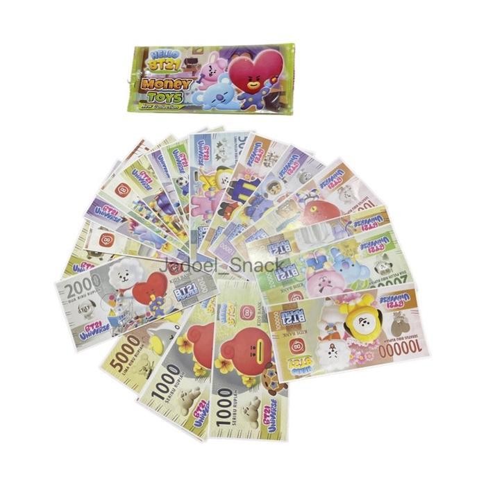 Mainan Uang Uangan Karakter - Money Toys - Mainan Duit Duitan Karakter