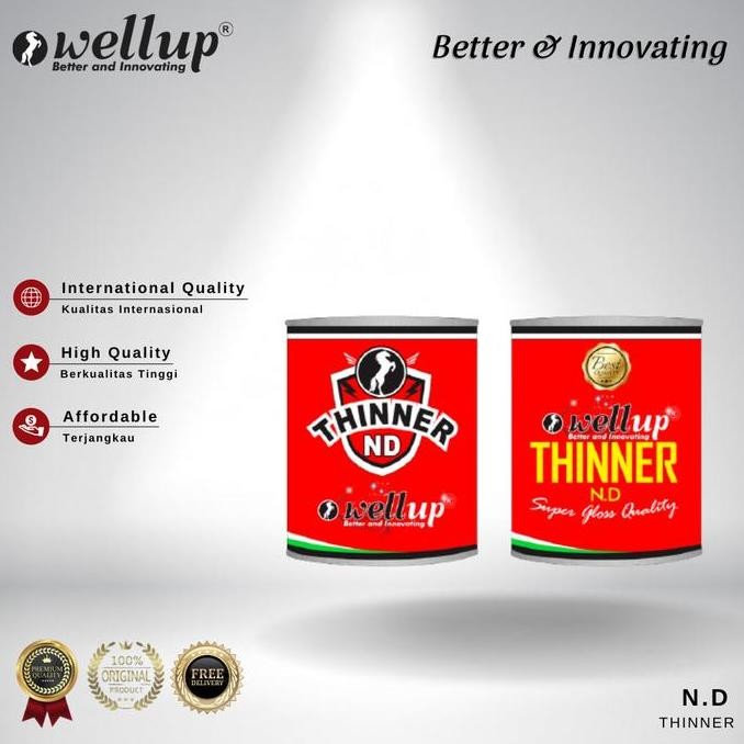 WellUp Thinner N.D / Pengencer Cat 1 Liter