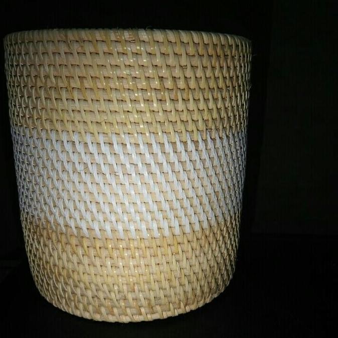 Keranjang Rotan Tempat Sampah
