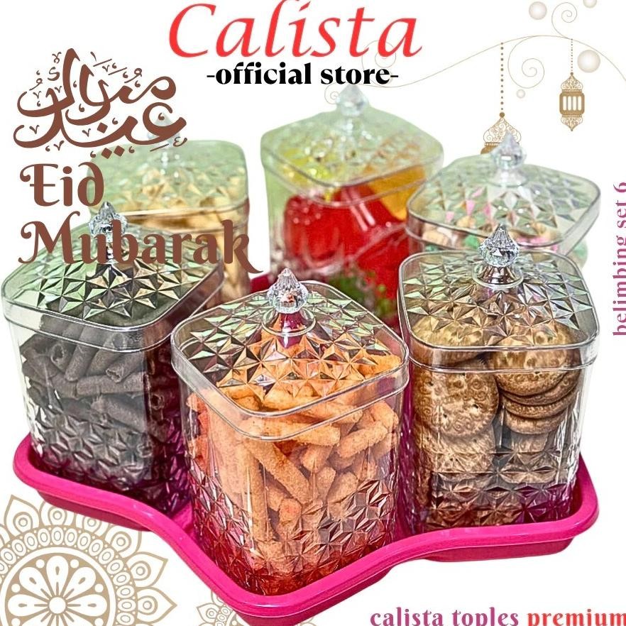 Calista Toples Belimbing Premium / Toples Akrilik Belimbing / Toples Set Akrilik