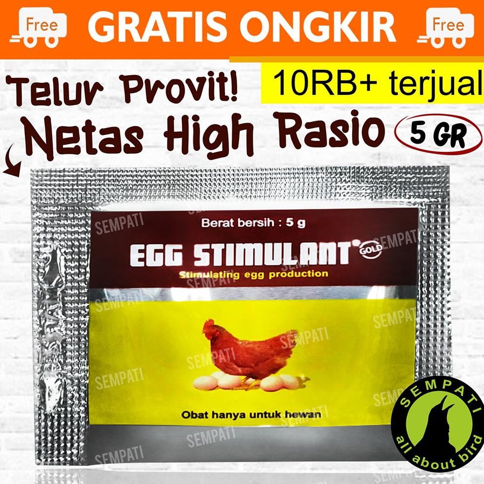 SEMPATI Egg Stimulant Medion 5gr Vitamin Obat Ternak Ayam Suplemen Peningkat Produksi Telur Ayam Ind